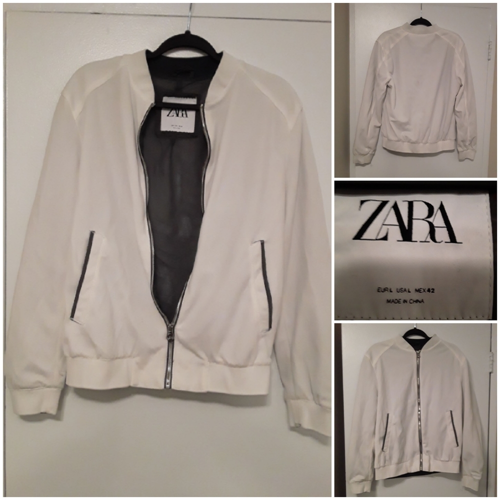 Zara Mens Zip-Up Light/Windbreaker Jacket